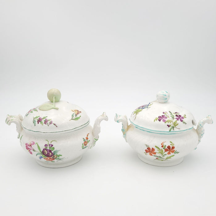 Pair of Sauce Tureens, Germany circa 1820. As Is
