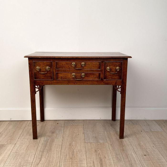 George III Period Oak Chippendale Table, circa 1780