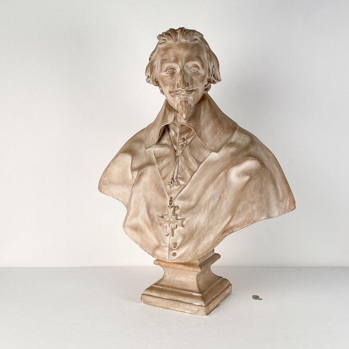 Bust of Cardinal Richelieu, France circa 1900