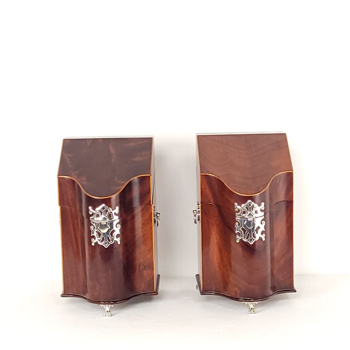 Pair of Knife Boxes, England 19th Century