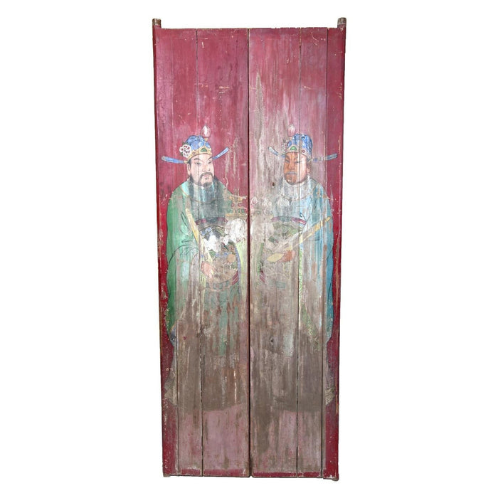 Large Pair of Chinese Lacquered Doors 19th century Was $3950