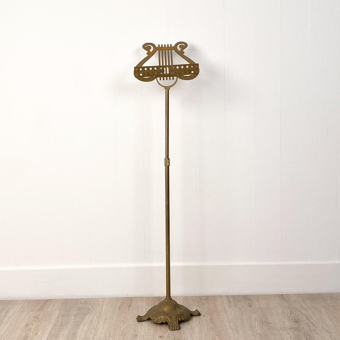 Circa Late 19th Century Victorian Brass Music Stand, England