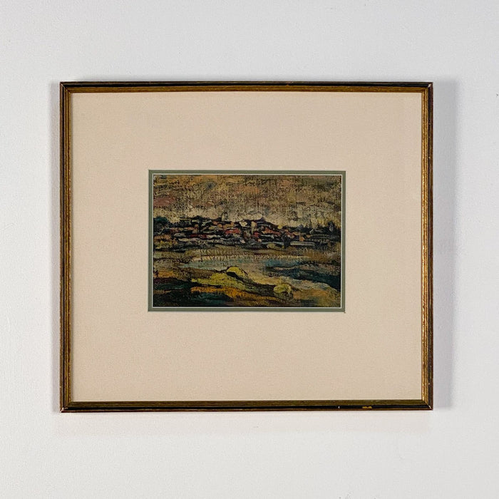 Small Impressionistic Oil Sketch of Landscape, circa 1930