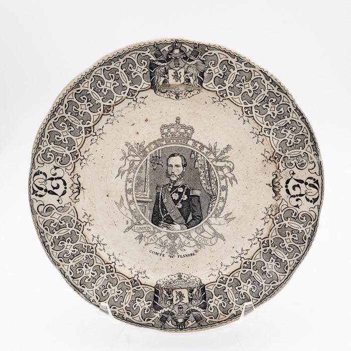 "Comte de Flandre" Plate Belgium, circa 1860