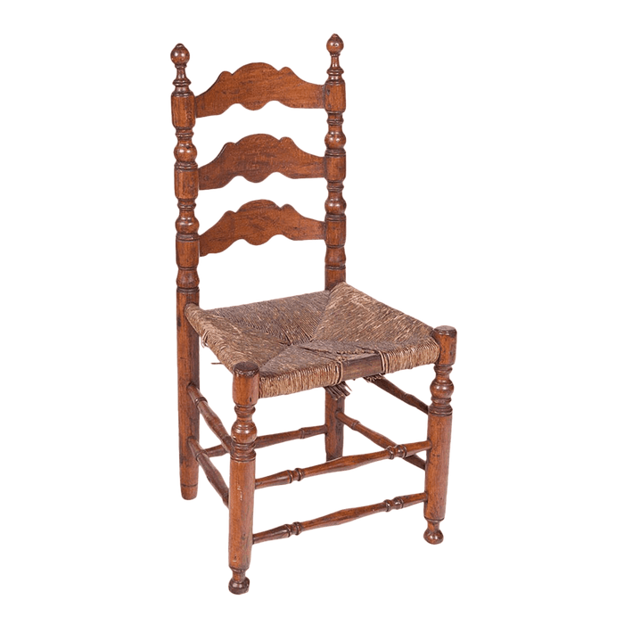 Spanish Rustic Turned Side Chair