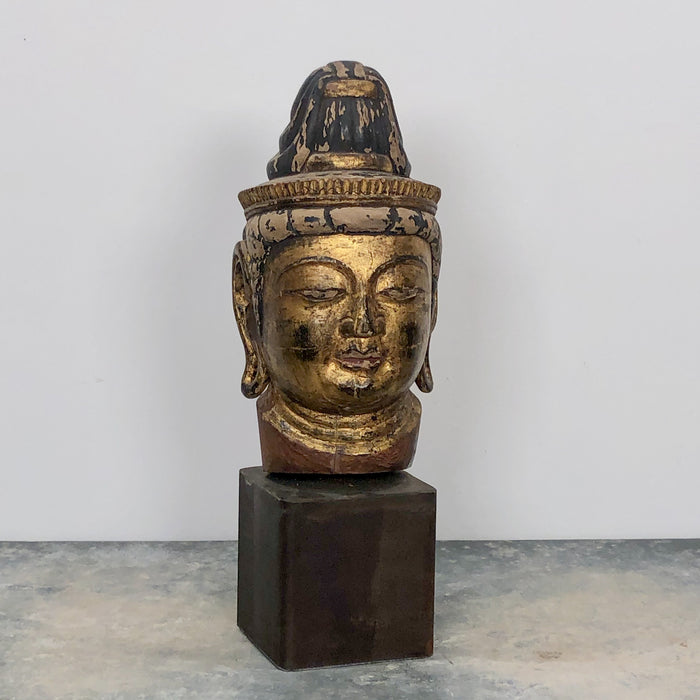 Head of a Bodhisattva, Japan 18th Century