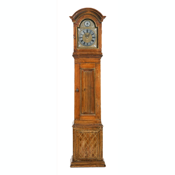 Early 19th Century Pine Long Case Clock
