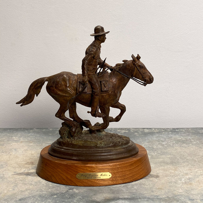Pony Express Rider by Keith Christie