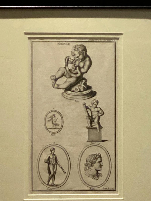 Life of Hercules Print Circa Early 20th Century