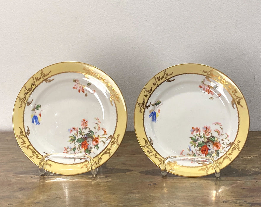 Pair of French Porcelain Plates, Circa 19th Century