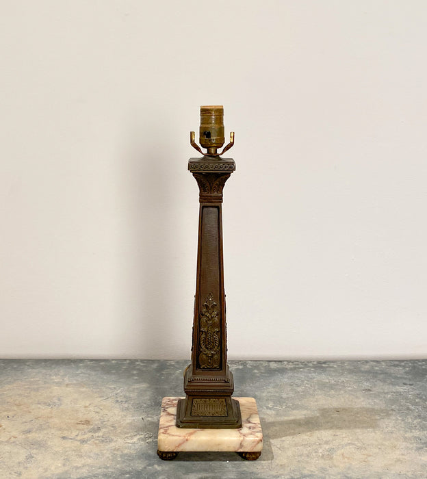 Egyptian Revival Lamp, France Circa 1880