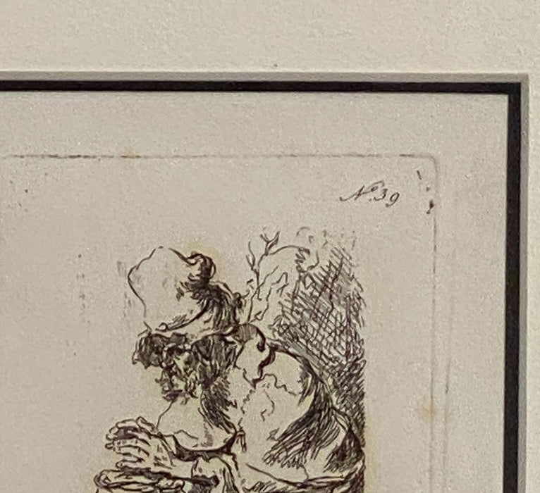 Rembrandt Etching #39, by Francesco Novelli