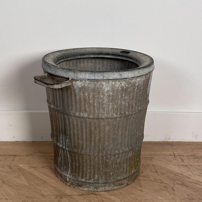 Large Antique Zinc Bucket