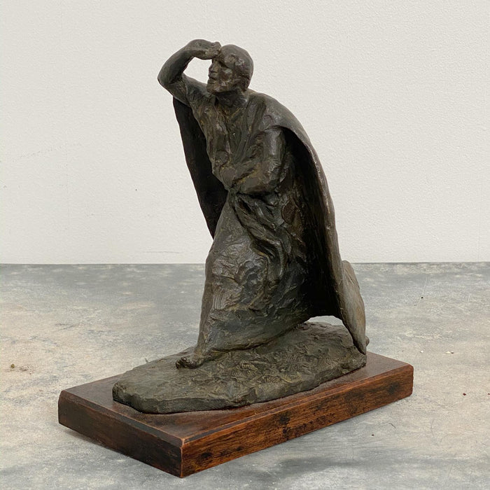 Vintage Italian Bronze Statue of A Man