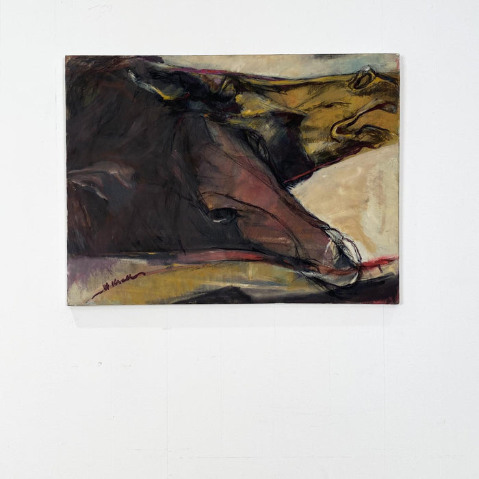 Horse in a Landscape, Oil on Canvas