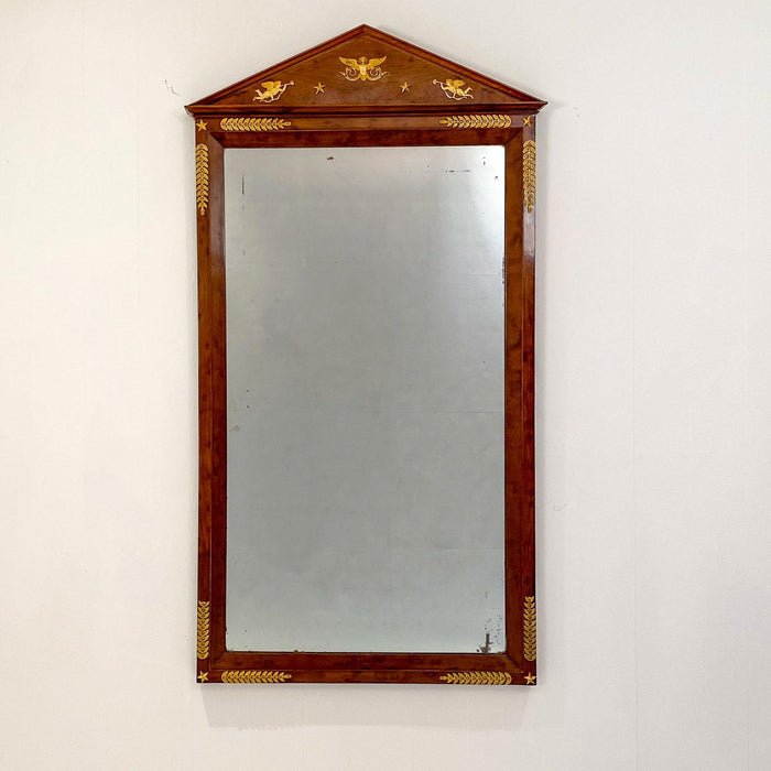 Circa 1810 French Empire Mahogany Mirror