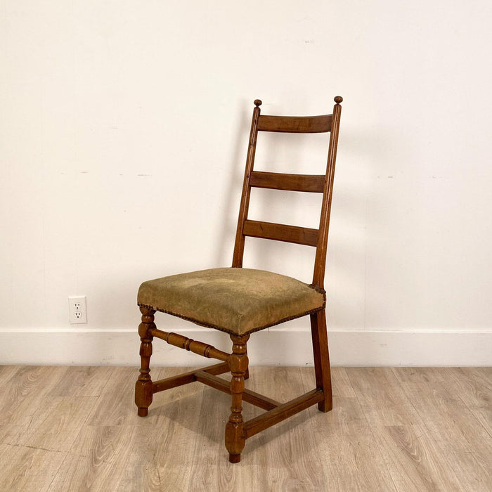 Circa 1750 Ladder Back Side Chair, Continental