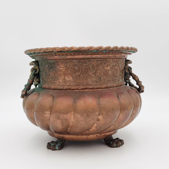 18th or 19th Century Copper and Brass Container