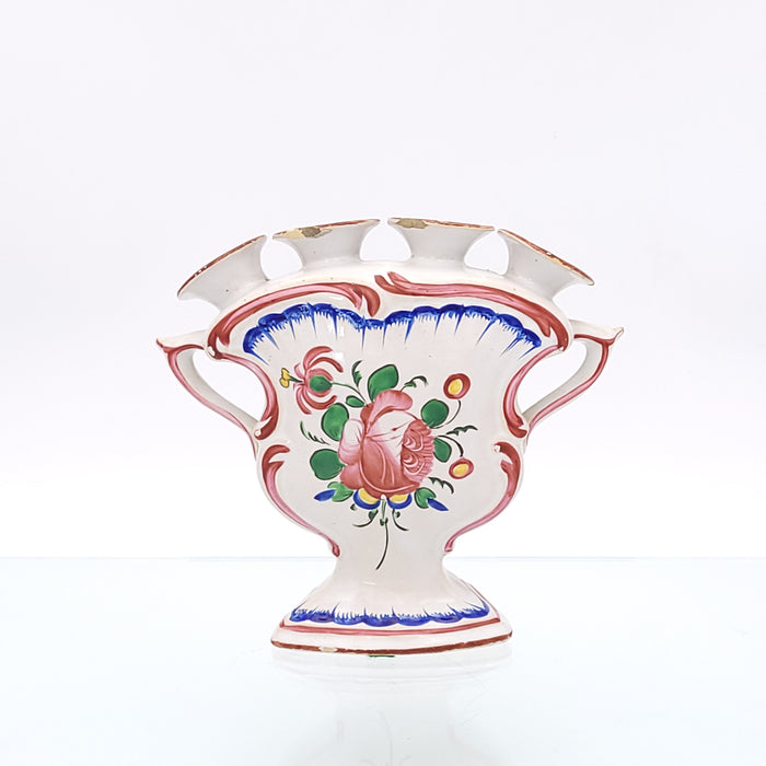 Circa 19th century Delft Tulip Vase, Holland