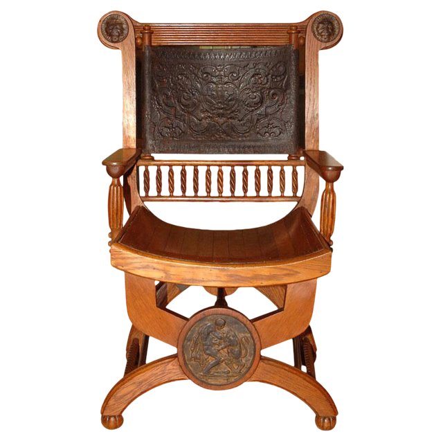 Late 19th Century Grecian Revival Armchair