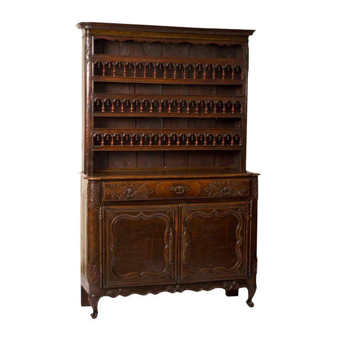 Circa 1790 French Carved Kitchen Cabinet / Vaisselier Was $6950