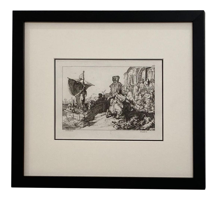 Late 18th Century Rembrandt Etching #11, by Francesco Novelli